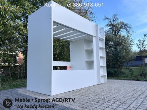 IKEA SMASTAD Łóżko piętrowe białe z szafa drabinka Transport / Wniesienie