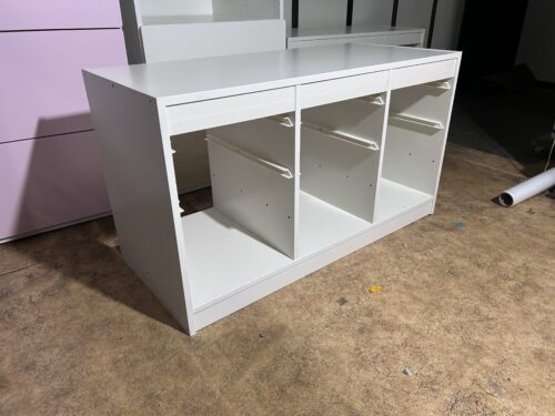 IKEA TROFAST Regał z pojemnikami, biały , 99x44x56 cm Transport