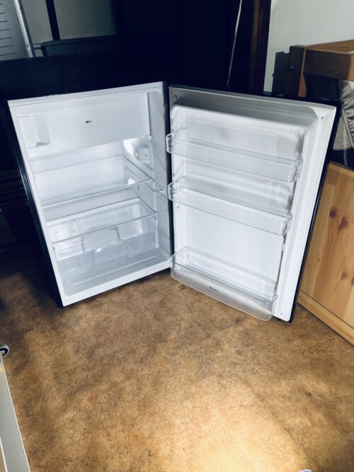 Lodówko-zamrażarka Candy Czarna Oświetlenie LED Transport Gwarancja